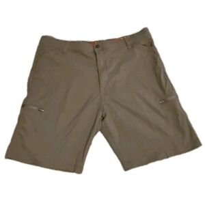 Wrangler Cargo Shorts Men's 44 Gray Relaxed Fit Pockets Gorpcore Casual
